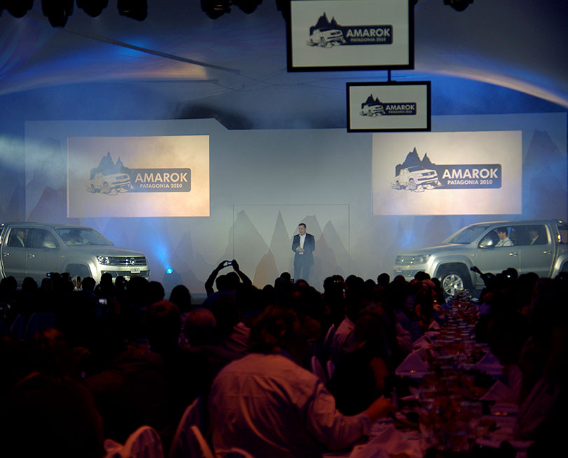 2010, Händlerpräsentation VW Amarok, Projektteam, Event